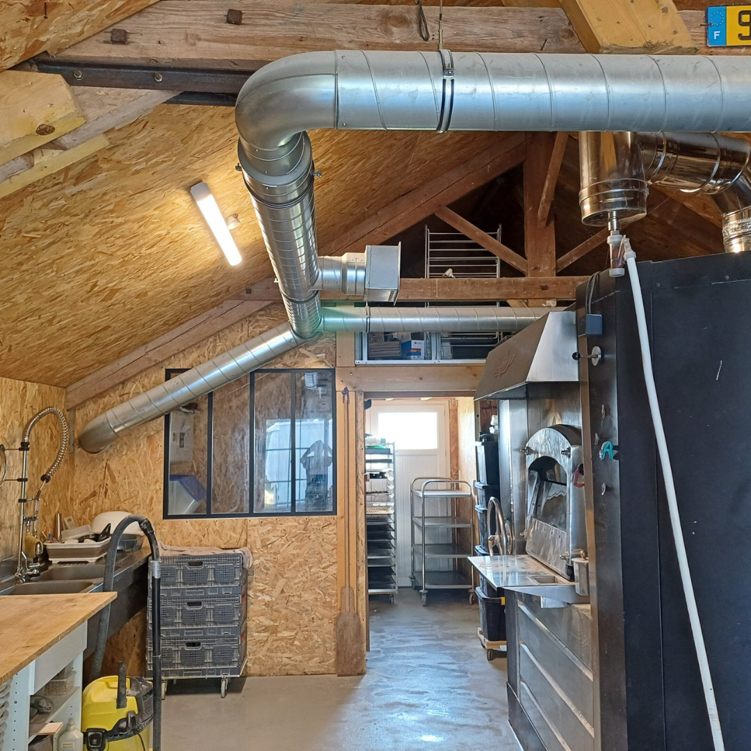 Rénovation grange en fournil